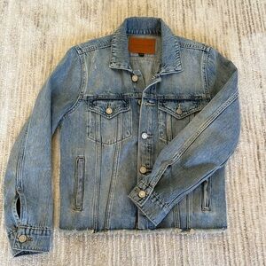 Lucky Brand Tomboy Trucker Jacket - light wash, size s
